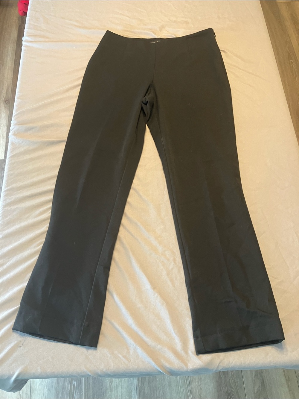 Women's Black Stretch Boot-Cut Dress Pants